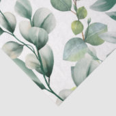 グリーンウォーター色ユーカリ葉 薄葉紙 (詳細)