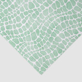 グリーンウォーター色ワニの皮 薄葉紙 (詳細)