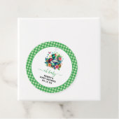 グリーンウォーター色1ラッキーダックボーイ1st誕生日 フェイバータグ (インサイチュ)