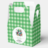 グリーンウォーター色1ラッキーダックボーイ1st誕生日 フェイバーボックス (オープン)