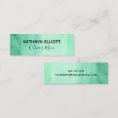 グリーンウォーター遊カラーmommy日付ミニ通話カード コーリングカード (正面/裏面)