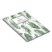 グリーンウォーター離れカラーパタカスタムーン ノートブック (右側)