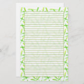 グリーンウォーター離れカラーライン 便箋 (正面/裏面)