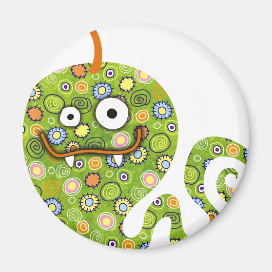 グリーンウォーム磁石 マグネット (正面)