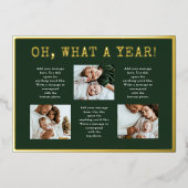 グリーンウッアホイルホリデーカード 箔シーズンカード (正面)