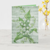 グリーンウッドによっては挨拶状が開花します カード (黄色い花)