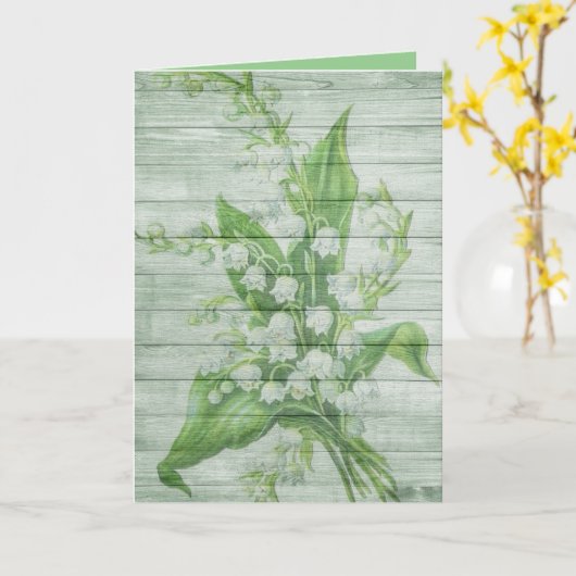 グリーンウッドによっては挨拶状が開花します カード (黄色い花)