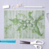 グリーンウッドの花ティッシュペーパー 薄葉紙 (クラフト)