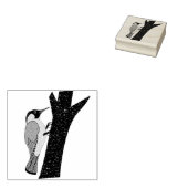 グリーンウッドペッカーイラストレーション ラバースタンプ (押印)