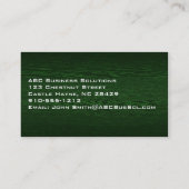 グリーンウッドモダン標準名刺 名刺 (裏面)