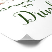 グリーンウッドランドテーブルサイン – ドリンク看板8x10 ポスター (角)