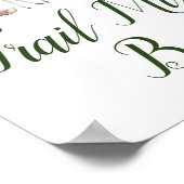 グリーンウッドランドテーブルサイン – Trail Mixバー8x10 ポスター (角)