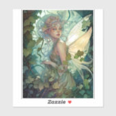 グリーンウッドランドフェアリーファンタジーアート シール (シート)