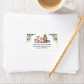 グリーンウッドランドフォレストアニマルズ差出人住所 ラベル (インサイチュ)