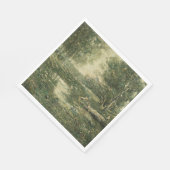 グリーンウッドランドランドスケープ(ヴィンテージアート) スタンダードランチョンナプキン (角)