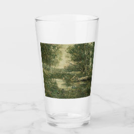 グリーンウッドランドランドスケープ(ヴィンテージアート) タンブラーグラス