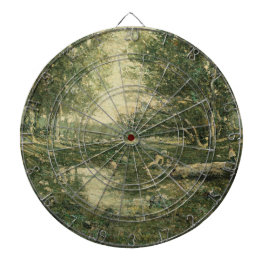 グリーンウッドランドランドスケープ(ヴィンテージアート) ダーツボード