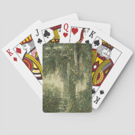 グリーンウッドランドランドスケープ(ヴィンテージアート) トランプ