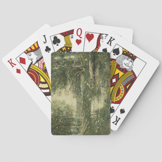 グリーンウッドランドランドスケープ(ヴィンテージアート) トランプ (裏面)