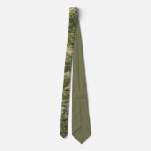グリーンウッドランドランドスケープ(ヴィンテージアート) ネクタイ (裏面)