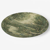 グリーンウッドランドランドスケープ(ヴィンテージアート) ペーパープレート (アングル)