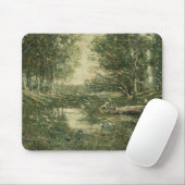 グリーンウッドランドランドスケープ(ヴィンテージアート) マウスパッド (マウス)