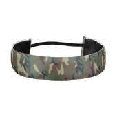 グリーンウッドランド軍隊迷彩パターン アスレチックヘッドバンド (正面)