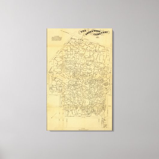 グリーンウッド墓地 キャンバスプリント (正面)