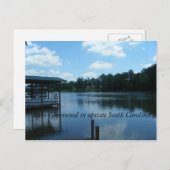 グリーンウッド湖3、グリーンウッド湖が州境の高いソウトに… ポストカード (正面/裏面)