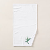 グリーンウミガメ風呂タオル一式 バスタオルセット (ハンドタオル)