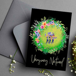 グリーンウルグアイ天然はがき ポストカード