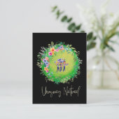 グリーンウルグアイ天然はがき ポストカード (スタンド正面)