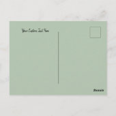 グリーンウルグアイ天然はがき ポストカード (裏面)