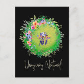 グリーンウルグアイ天然はがき ポストカード (正面)