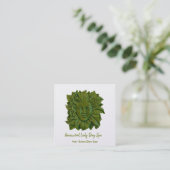 グリーンウーマンデイスパ スクエア名刺 (スタンド正面)