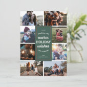 グリーンエイトフォトウォームホリデーウィッシュカード シーズンカード (スタンド正面)