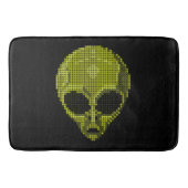 グリーンエイリアンヘッド バスマット (正面)