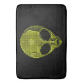 グリーンエイリアンヘッド バスマット (正面縦)