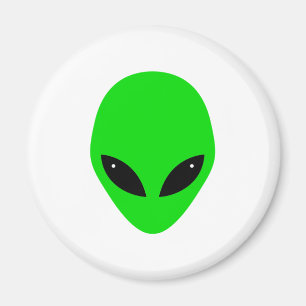 グリーンエイリアンヘッド マグネット