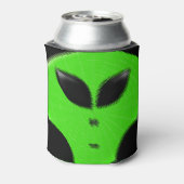 グリーンエイリアンヘッド 缶クーラー (缶裏面)