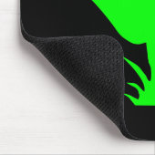 グリーンエイリアン牛 マウスパッド (コーナー)