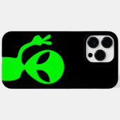 グリーンエイリアン Case-Mate iPhoneケース (裏面 (横))