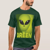 グリーンエイリアン Tシャツ (正面)
