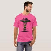 グリーンエイリアンUfo Tシャツ (正面フル)