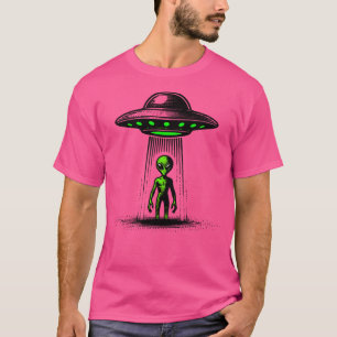 グリーンエイリアンUfo Tシャツ