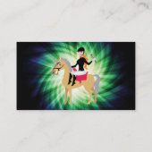 グリーンエクエストランガール 名刺 (裏面)