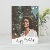 グリーンエステティックハッピーバースデー シーズンカード (スタンド正面)