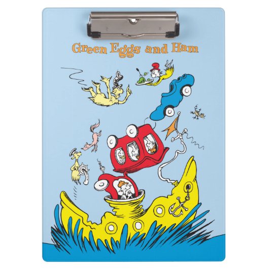 グリーンエッグとハム |どこも好きじゃない クリップボード (正面)