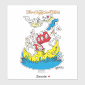 グリーンエッグとハム |どこも好きじゃない シール (シート)