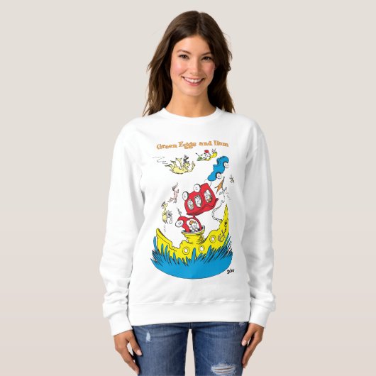 グリーンエッグとハム |どこも好きじゃない スウェットシャツ (正面フル)